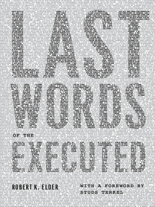 Title details for Last Words of the Executed by Robert K. Elder - Available